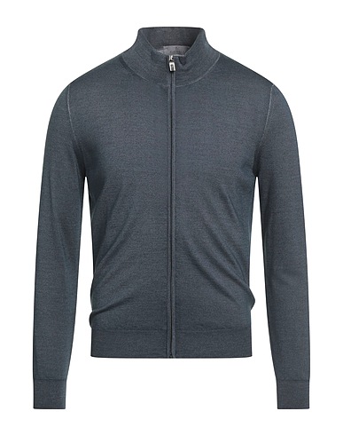 CANALI Cardigan Slate blue 70% Wool, 30% Silk