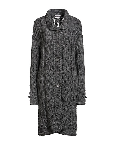 CRISTIANO FISSORE Cardigan Antracite 60% Lana Vergine, 30% Lana di alpaca, 10% Acrilico
