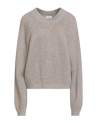 FABIANA FILIPPI Sweater Beige 46% Virgin Wool, 23% Cashmere, 18% Viscose, 8% Silk, 5% Metallic Polyester