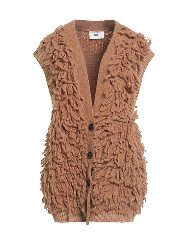 SOLOTRE Pullunder Kamel 100% Wolle, Alpakawolle, Polyester, Elastan