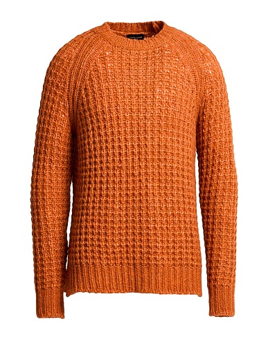 ROBERTO COLLINA Jumper Rust 68% Baby alpaca wool, 22% Nylon, 10% Wool
