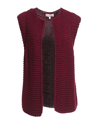 STELLA FOREST Cardigan Bordeaux 75% Acrilico, 10% Lana, 10% Lana di alpaca, 5% Viscosa
