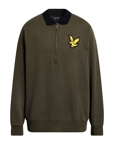 LYLE & SCOTT Felpa Verde militare 64% Cotone, 36% Poliestere