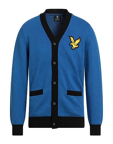 LYLE & SCOTT Cardigan Azure 55% Cotton, 40% Recycled nylon, 5% Wool