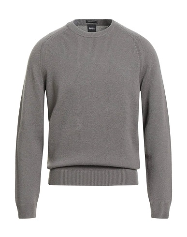 BOSS HUGO BOSS Pull en cachemire Gris 100% Cachemire