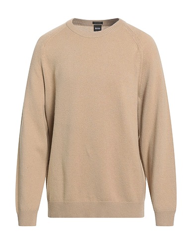 BOSS HUGO BOSS Kaschmirpullover  Beige 100% Kaschmir