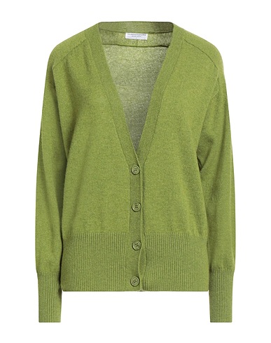 MAJESTIC FILATURES Cardigan Lime green 100% Cashmere