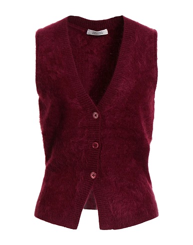 DOROTHEE SCHUMACHER Cardigan Burgundy 100% Cashmere