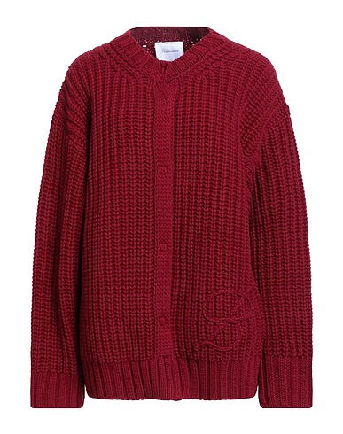 BLUMARINE Cardigan Burgundy 90% Wool, 10% Cashmere