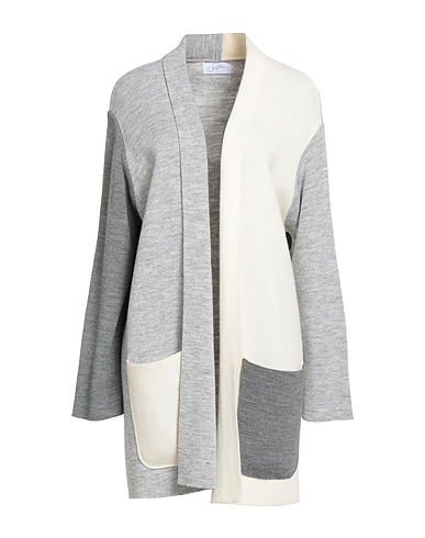 SOALLURE Cardigan Light grey 50% Acrylic, 30% Wool, 20% Viscose