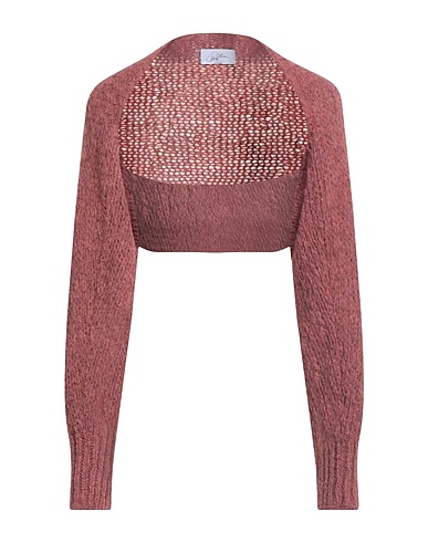 SOALLURE Cardigan Rosa antico 40% Acrilico, 35% Lana di alpaca, 13% Lana, 12% Poliammide