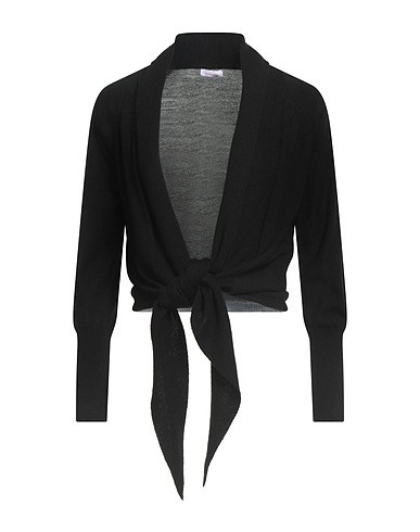 ROSSOPURO Bolero Schwarz 70% Wolle, 20% Seide, 10% Kaschmir