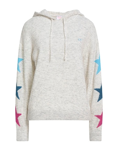 SUN 68 Sweater Light grey 44% Wool, 30% Polyamide, 20% Alpaca wool, 6% Elastane