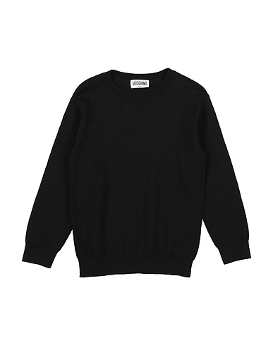 MOSCHINO KID Jumper Black 60% Cotton, 40% Viscose