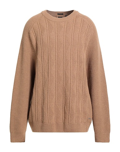 BOSS HUGO BOSS Pullover Kamel 70% Schurwolle, 20% Seide, 10% Kaschmir