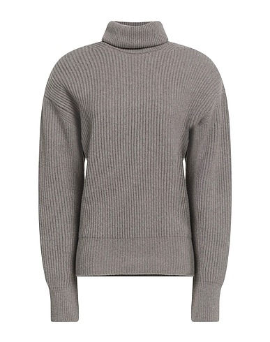 STELLA McCARTNEY Rollkragenpullover Maulwurfsgrau 50% Wolle, 48% Kaschmir, 1% Polyester, 1% Elastan