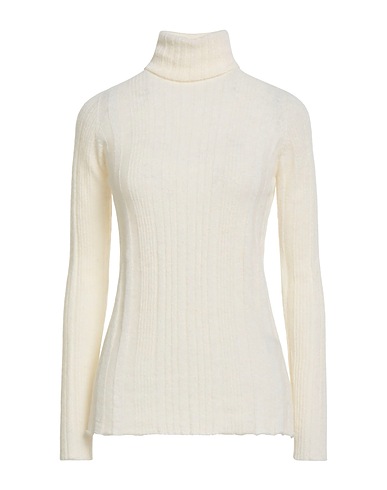 ROBERTO COLLINA Polo neck Ivory 53% Baby alpaca wool, 33% Nylon, 14% Wool