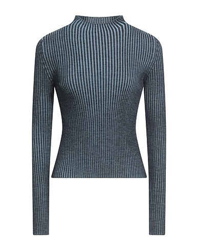 ROBERTO COLLINA Polo neck Midnight blue 100% Wool