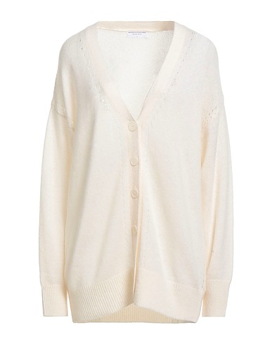 MAJESTIC FILATURES Cardigan Cream 54% Merino Wool, 23% Cashmere, 23% Silk