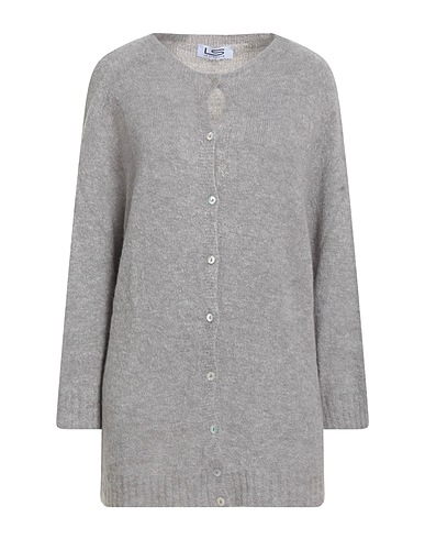 LE STREGHE Cardigan Grigio 45% Acrilico, 37% Poliammide, 15% Lana mohair, 3% Elastan