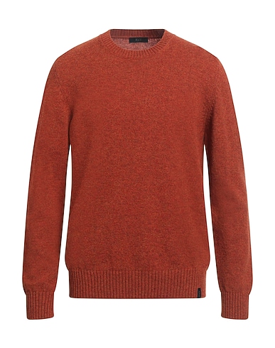 FAY Pullover Orange 100% Schurwolle