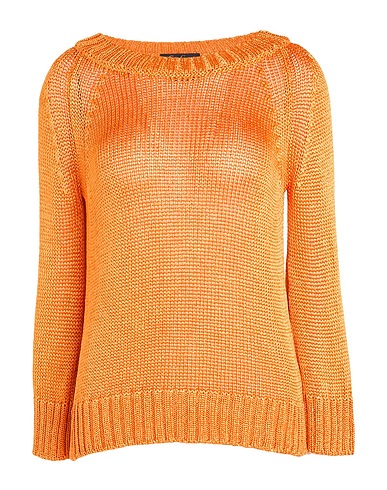 LUISA SPAGNOLI Jumper Orange 100% Acetate