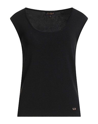 LUISA SPAGNOLI Jumper Black 65% Viscose, 35% Polyamide