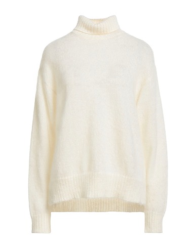 CRUNA Polo neck Ivory 50% Mohair wool, 30% Polyamide, 20% Wool
