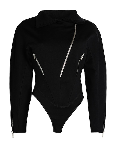 ALAÏA TOPWEAR Black 95% Wool, 4% Polyamide, 1% Polyurethane