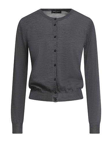 ROBERTO COLLINA Cardigan Grey 100% Merino Wool