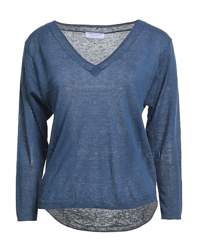 MAJESTIC FILATURES Jumper Slate blue 100% Linen