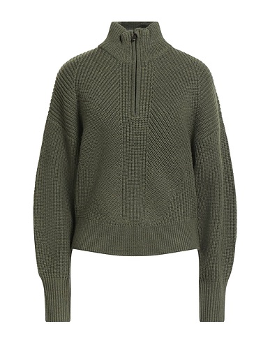 MAJESTIC FILATURES Jumper Military green 100% Merino Wool