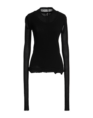 RICK OWENS Jumper Black 88% Viscose, 12% Silk