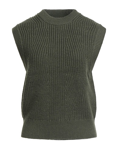 MAJESTIC FILATURES Jumper Military green 100% Merino Wool