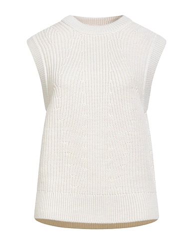 MAJESTIC FILATURES Maglia Gilet Panna 100% Lana Merino
