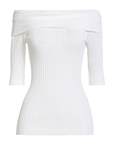 LUISA SPAGNOLI Jumper White 65% Viscose, 35% Polyamide