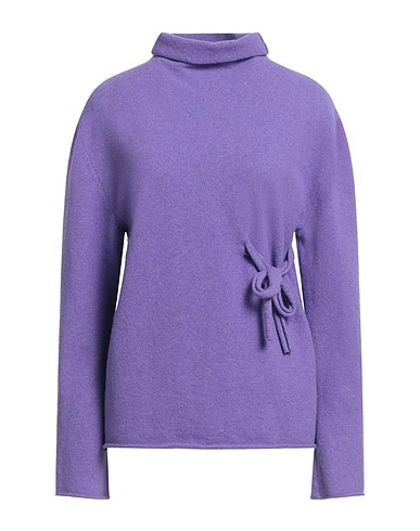 TELA Polo neck Lilac 87% Wool, 10% Polyamide, 3% Elastane
