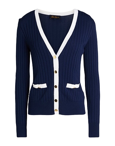 LUISA SPAGNOLI Cardigan Navy blue 65% Viscose, 35% Polyamide