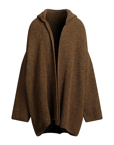 RICK OWENS Cardigan Mustard 48% Alpaca wool, 30% Polyamide, 20% Wool, 2% Elastane