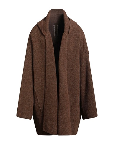 RICK OWENS Cardigan Testa di moro 48% Lana di alpaca, 30% Poliammide, 20% Lana, 2% Elastan