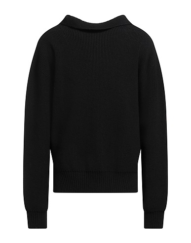 RICK OWENS Turtleneck Black 100% Virgin Wool