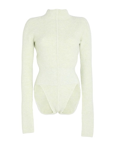 RICK OWENS Turtleneck Light green 48% Alpaca wool, 30% Polyamide, 20% Wool, 2% Elastane