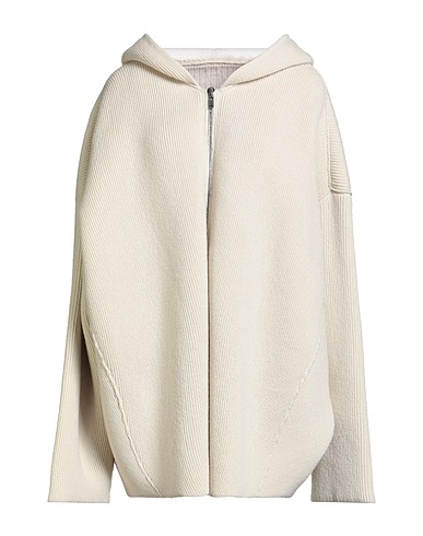 RICK OWENS Cardigan Ivory 100% Virgin Wool