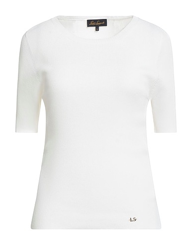 LUISA SPAGNOLI Sweater White 65% Viscose, 35% Polyamide
