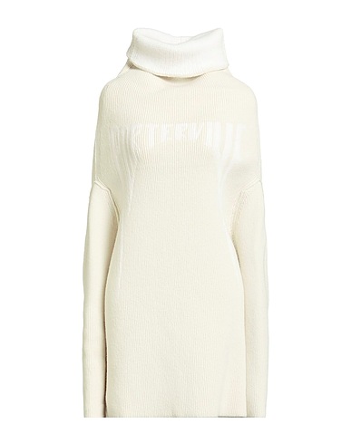 RICK OWENS Polo neck Off white 100% Virgin Wool