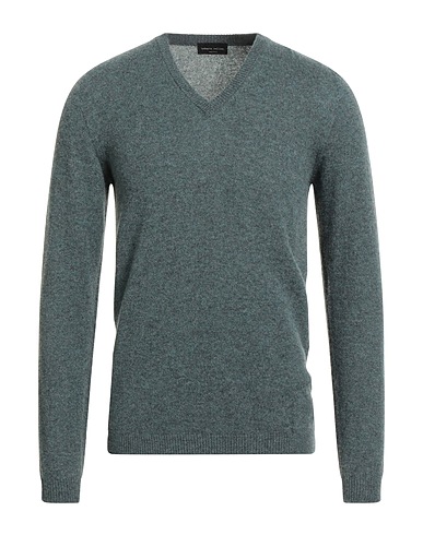 ROBERTO COLLINA Jumper Slate blue 100% Wool