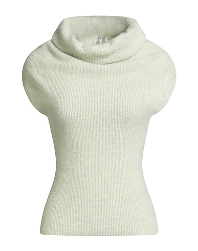 RICK OWENS Polo neck Light green 48% Alpaca wool, 30% Polyamide, 20% Wool, 2% Elastane