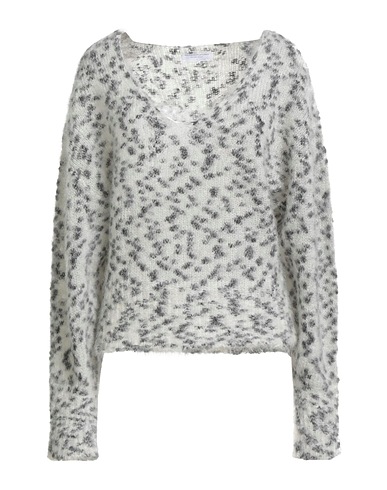 MAJESTIC FILATURES Jumper White 71% Mohair wool, 17% Polyamide, 10% Merino Wool, 2% Elastane