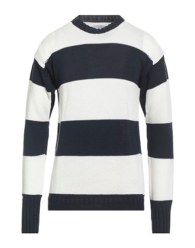 BARBOUR Pullover Blu notte 53% Lino, 47% Cotone