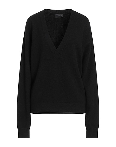 JACOB LEE Cashmere jumper Black 94% Cashmere, 6% Elastane